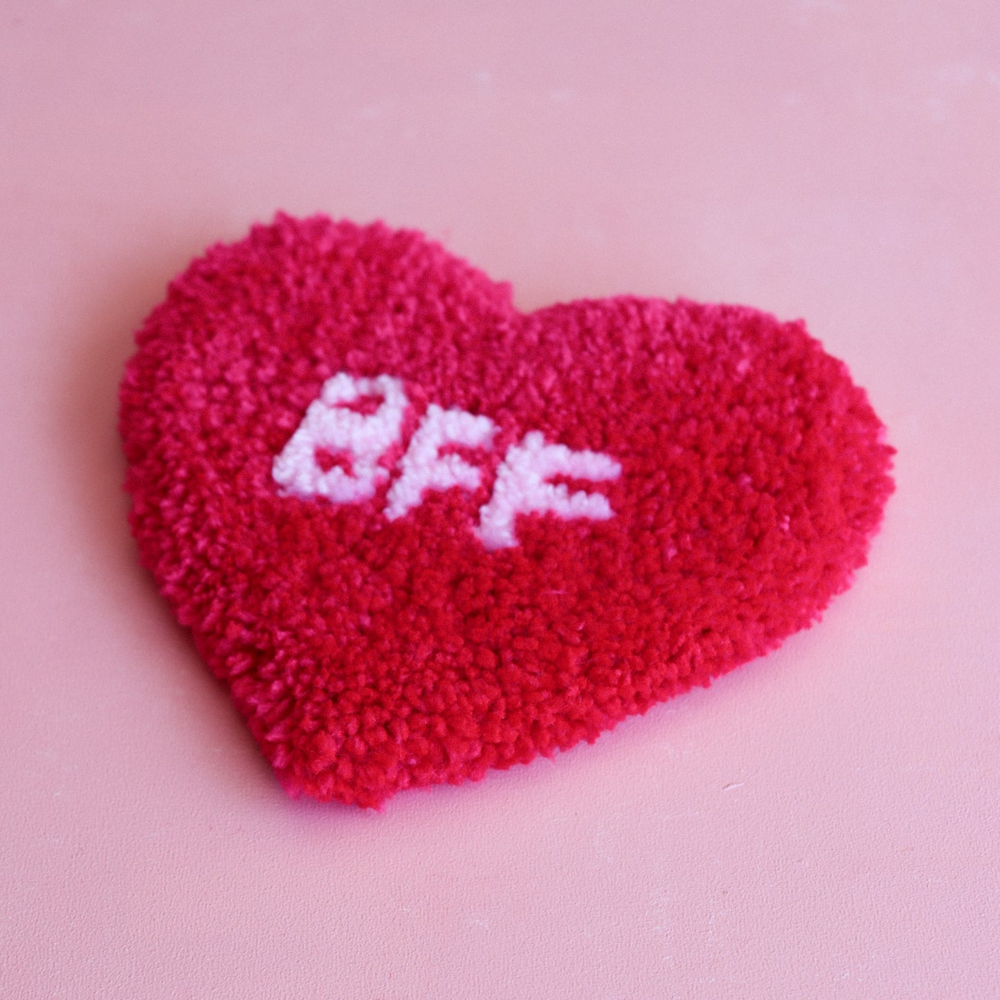 BFF Chunky Heart Mug Rug - Limited Edition